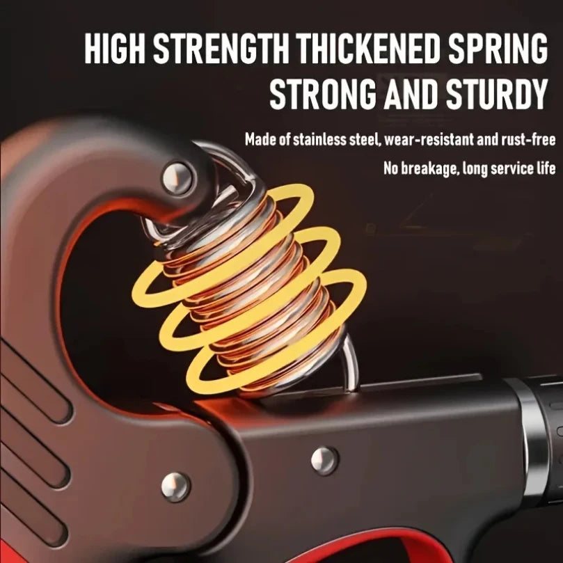 Boost Your Grip Power 💪 – Adjustable 5–100Kg Hand Strengthener for Stronger Arms & Wrists